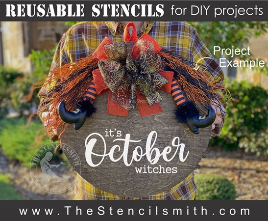 6964 - it's October witches - The Stencilsmith