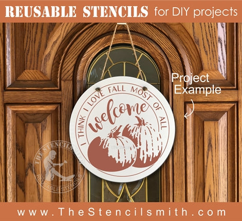 6998 - I think I love fall most of all WELCOME - The Stencilsmith