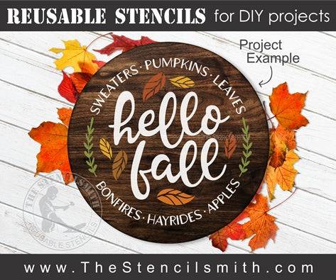 7001 - hello fall - The Stencilsmith