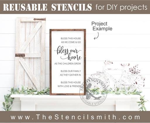 7010 - bless this house as we - The Stencilsmith