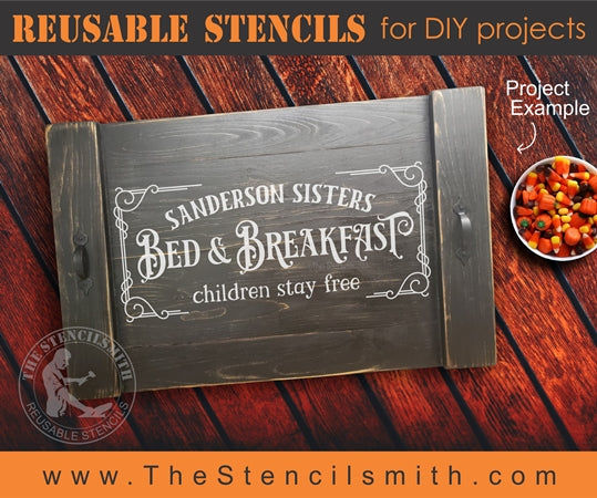 7012 - Sanderson Sisters Bed & Breakfast - The Stencilsmith