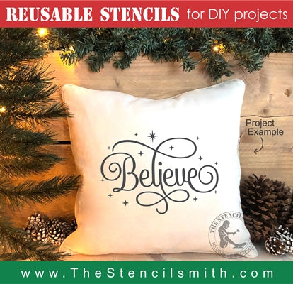 7016 - believe - The Stencilsmith