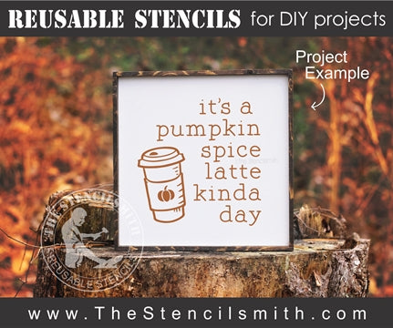7022 - it's a pumpkin spice latte - The Stencilsmith