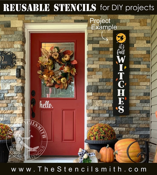 7026 - it's fall witches - The Stencilsmith
