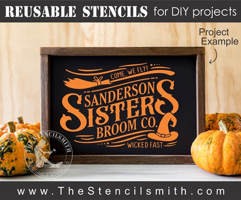 7028 - Sanderson Sisters Broom Co. - The Stencilsmith