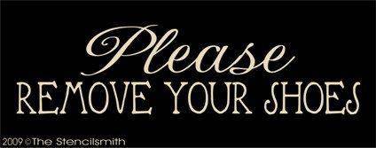 702 - Please remove your shoes - The Stencilsmith