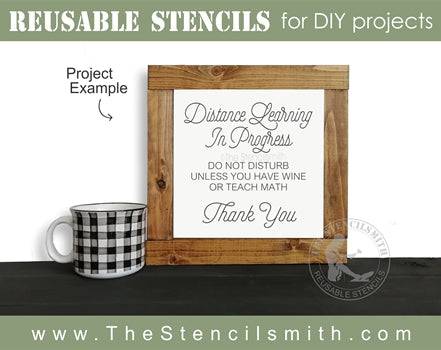7032 - Distance Learning in progress - The Stencilsmith