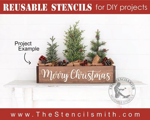 7044 - merry christmas - The Stencilsmith