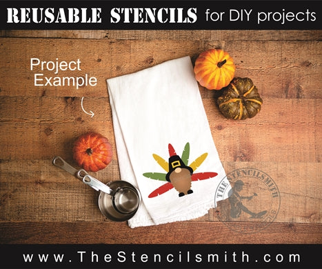 7049 - Happy Thanksgiving gnome - The Stencilsmith