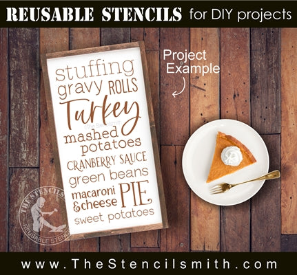 7050 - Thanksgiving dinner - The Stencilsmith