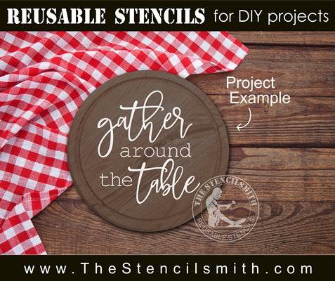7051 - gather around the table - The Stencilsmith