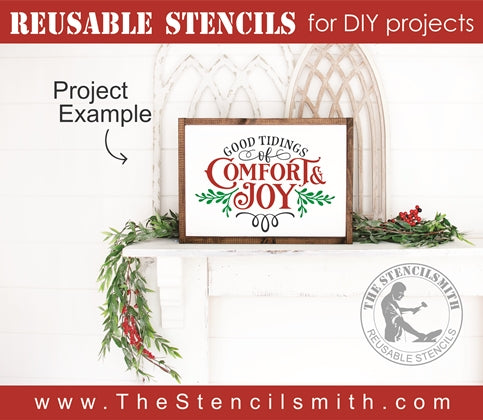 7052 - Good tidings of comfort & joy - The Stencilsmith