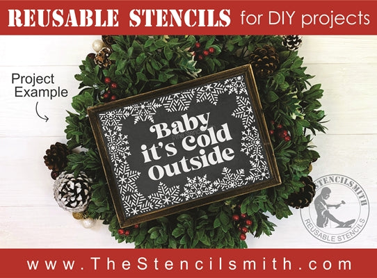 7060 - baby it's cold outside - The Stencilsmith