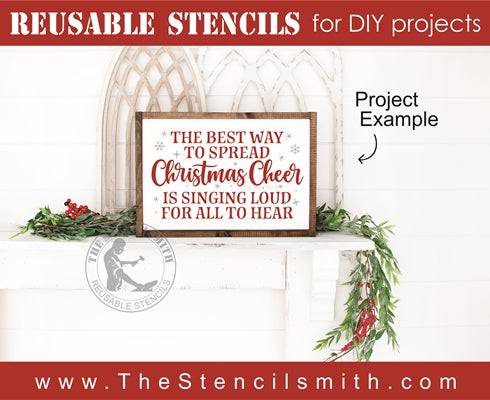 7057 - The best way to spread Christmas cheer - The Stencilsmith