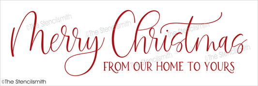 7059 - Merry Christmas from our home - The Stencilsmith
