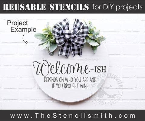 7071 - welcome-ish depends on (wine) - The Stencilsmith