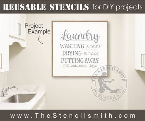 7073 - Laundry times - The Stencilsmith