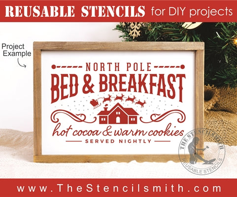 7083 - North Pole Bed & Breakfast - The Stencilsmith