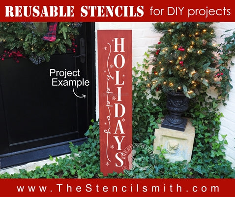 7085 - happy holidays - The Stencilsmith