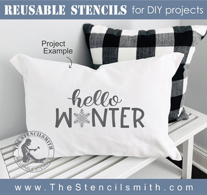 7092 - hello winter - The Stencilsmith
