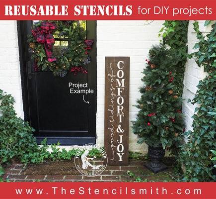 7096 - good tidings of Comfort & Joy - The Stencilsmith