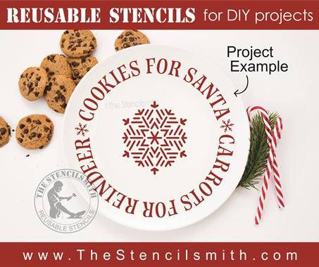 7097 - cookies for santa - The Stencilsmith