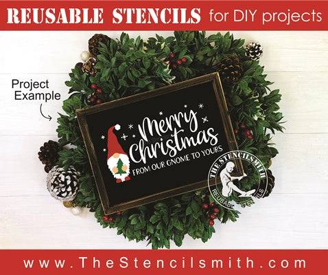 7098 - Merry Christmas from our gnome - The Stencilsmith