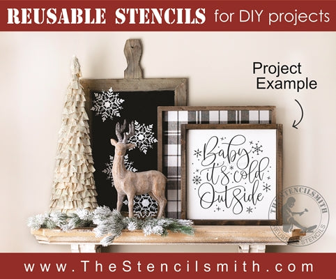 7102 - Baby it's cold outside - The Stencilsmith