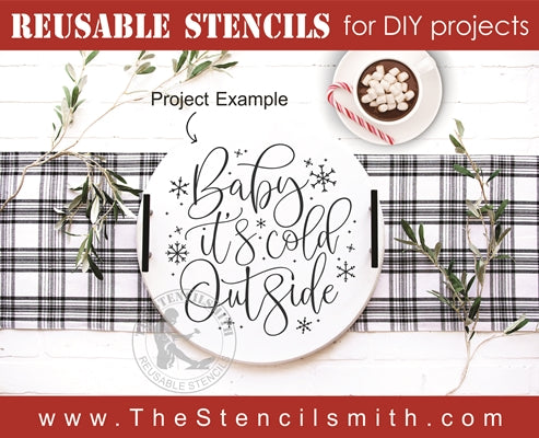 7102 - Baby it's cold outside - The Stencilsmith