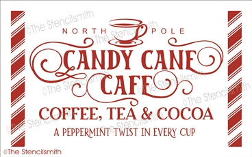 7108 - Candy Cane Cafe - The Stencilsmith