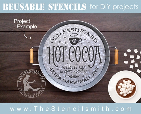 7127 - Old-Fashioned Hot Cocoa - The Stencilsmith