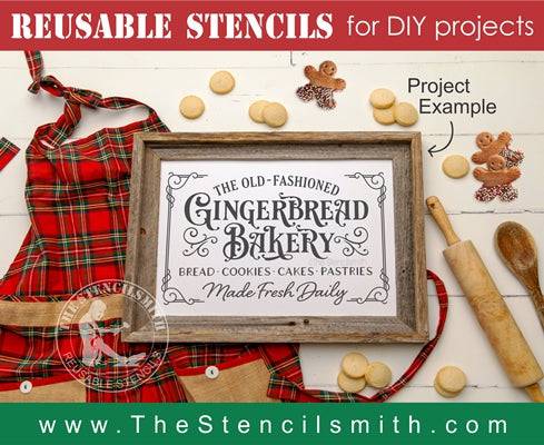 7141 - Gingerbread Bakery - The Stencilsmith