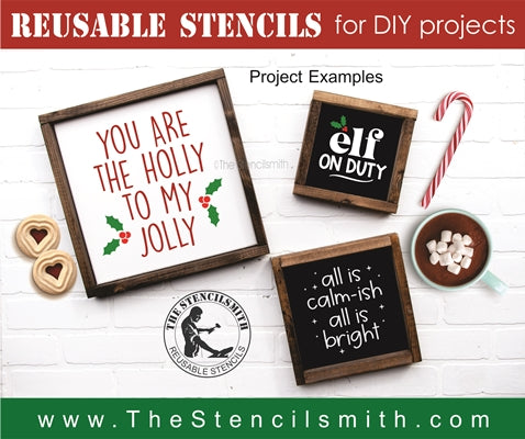 7150 - Christmas minis - The Stencilsmith