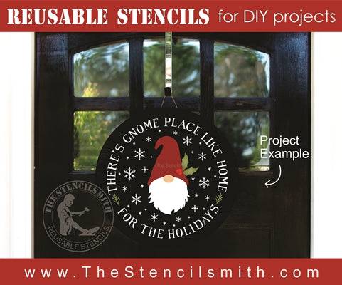 7157 - there's gnome place like home - The Stencilsmith