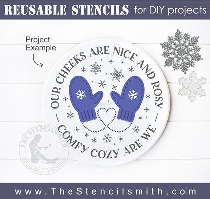 7158 - our cheeks are nice and rosy - The Stencilsmith