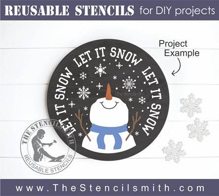 7163 - Let it snow - The Stencilsmith