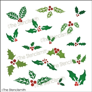 7175 - holly - The Stencilsmith