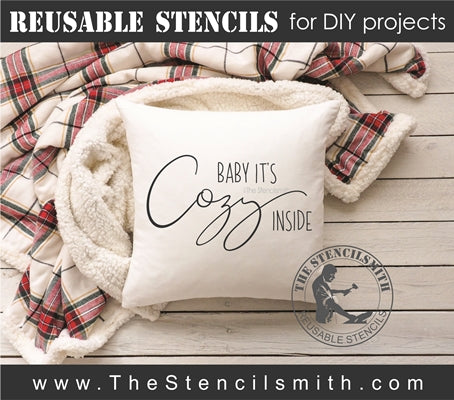 7182 - baby it's cozy inside - The Stencilsmith