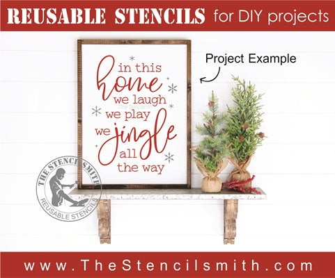 7184 - in this home we laugh - The Stencilsmith