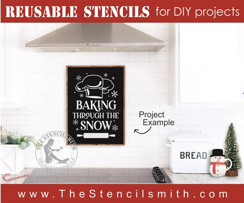 7189 - baking through the snow - The Stencilsmith