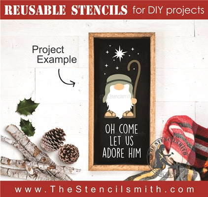 7190 - Oh come let us adore Him - The Stencilsmith