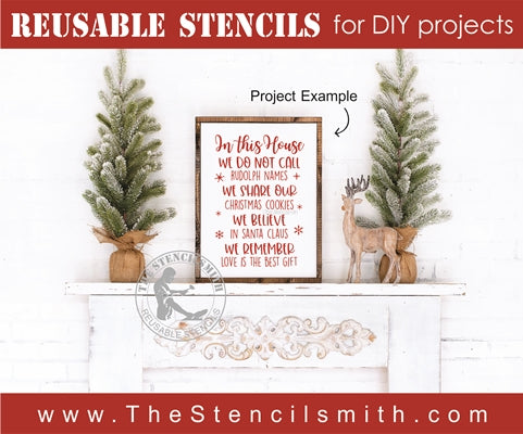 7191 - in this house we - The Stencilsmith