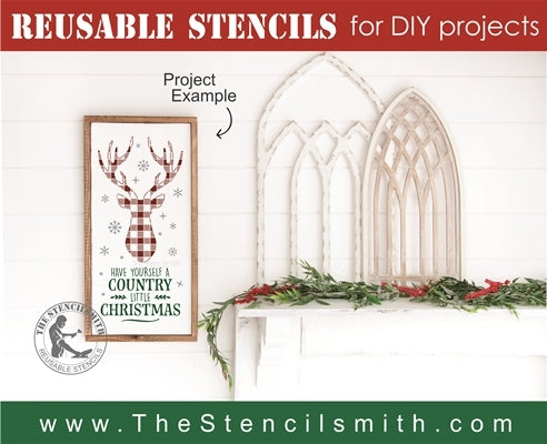 7197 - Have yourself a country little christmas - The Stencilsmith