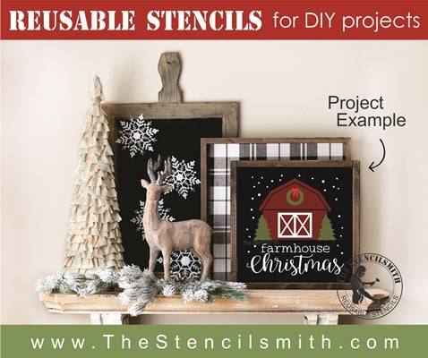 7199 - farmhouse christmas - The Stencilsmith