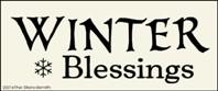 Winter Blessings - The Stencilsmith