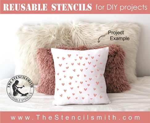 7208 - Mini hearts - The Stencilsmith