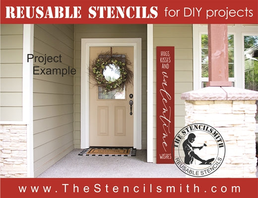 7210 - Hugs Kisses and Valentine - The Stencilsmith