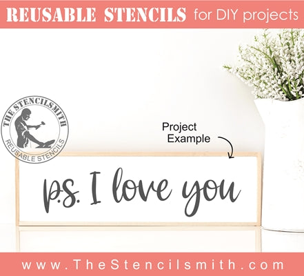 7227 - p.s. I love you - The Stencilsmith