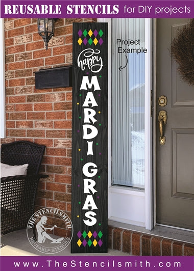 7241 - Happy Mardi Gras - The Stencilsmith