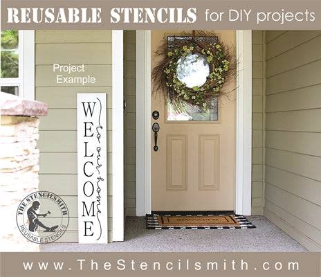 7254 - Welcome to our home - The Stencilsmith